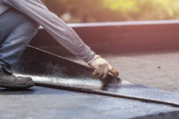 Professional Crawl Space Encapsulation technician working in Patchogue, NY